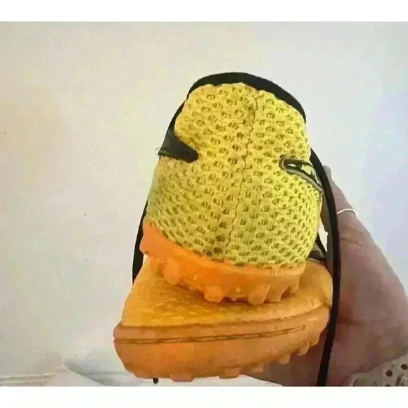 Nike JR Elastico Pro III TF Orange/Yellow Sz- 4Y Soccer Cleats Kid Youth - Picture 2 of 3